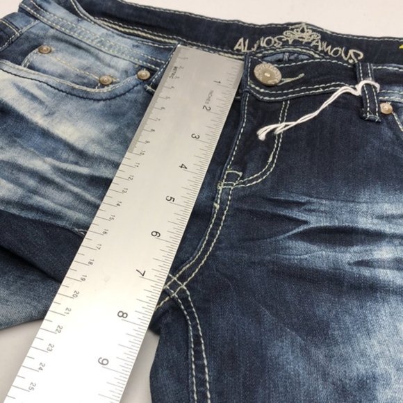 LIKE NEW ALMOST FAMOUS SLIM STRAIGHT JEANS 9/29x30 ๐ - Picture 9 of 13